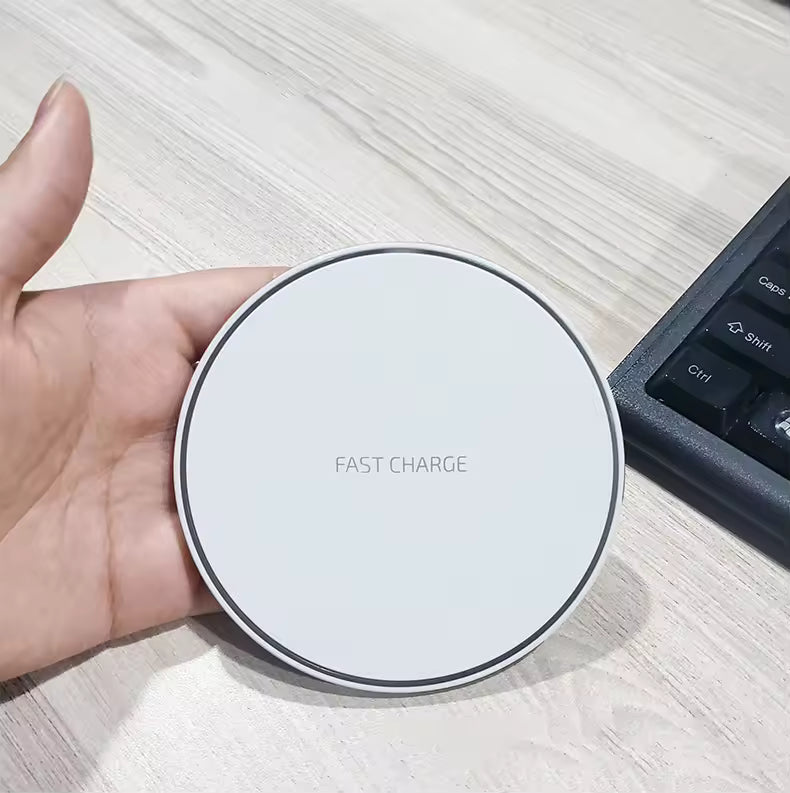 50W Fast Wireless Charging Pad for iPhone & Samsung – Universal Qi Charger