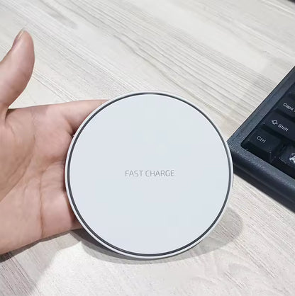 50W Fast Wireless Charging Pad for iPhone & Samsung – Universal Qi Charger