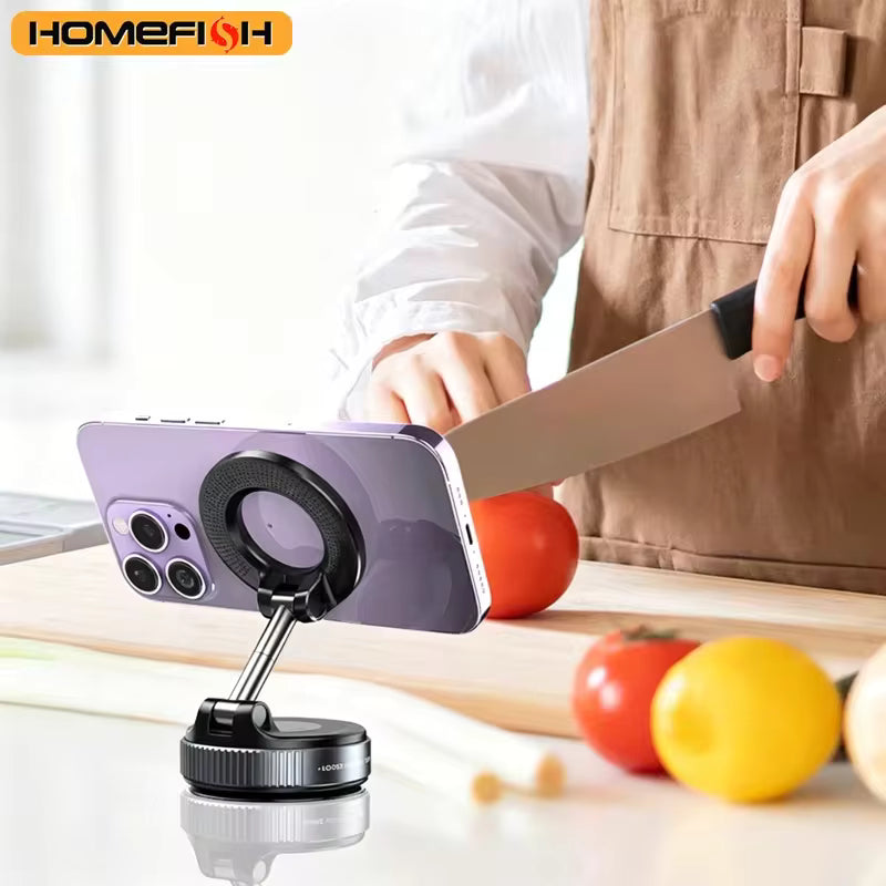 HOMEFISH K007 Magnetic Phone Holder with 360° Three-Axis Adjustable Rotation