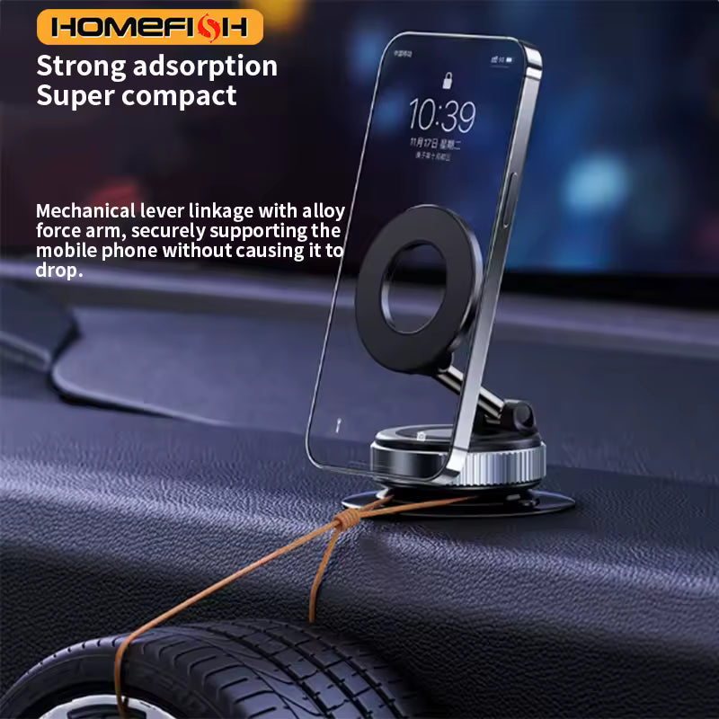 HOMEFISH K007 Magnetic Phone Holder with 360° Three-Axis Adjustable Rotation