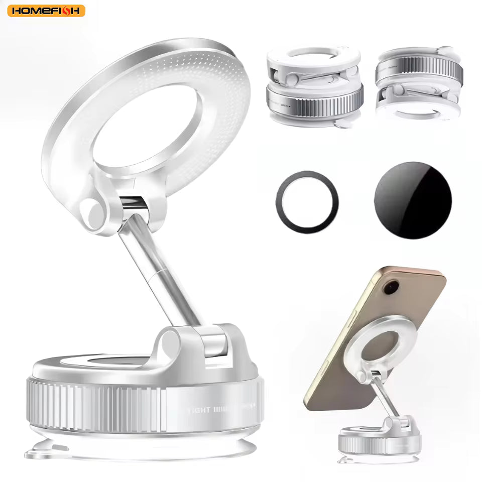 HOMEFISH K007 Magnetic Phone Holder with 360° Three-Axis Adjustable Rotation