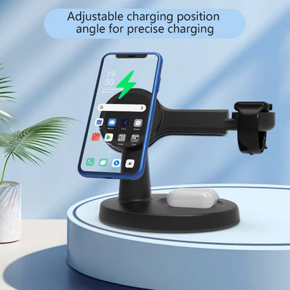 3-in-1 Magnetic Wireless Charging Station for MagSafe iPhone, Apple Watch & AirPods Pro