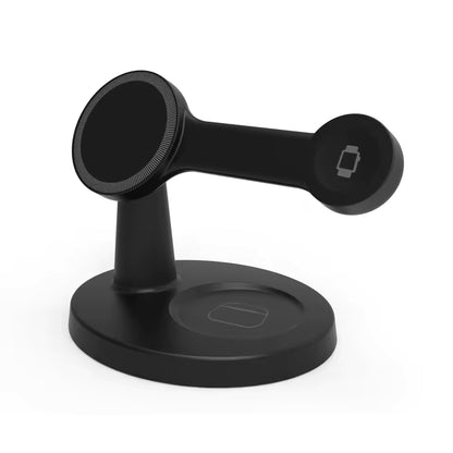 3-in-1 Magnetic Wireless Charging Station for MagSafe iPhone, Apple Watch & AirPods Pro
