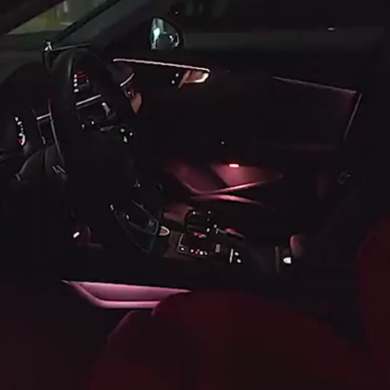 APP Control RGB EL Wire Car Interior Light – Flexible Neon Ambient Strip 12V