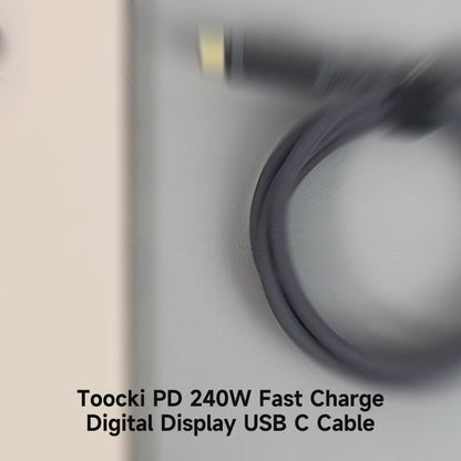 Toocki 240W USB-C Fast Charging Cable | PD3.1 Digital Display