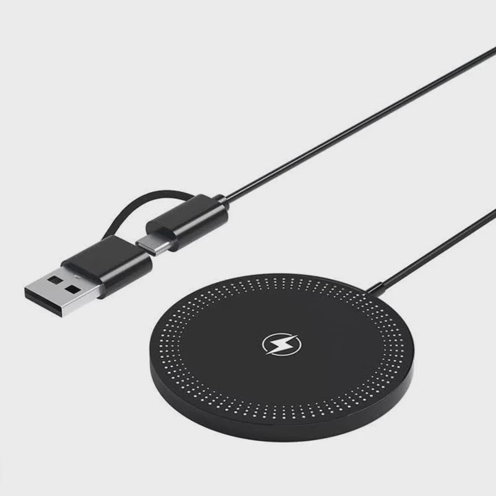 Magnetic Wireless Charger Stand for MagSafe iPhone, Samsung & Xiaomi with PD Fast Charging