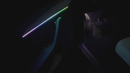 110cm APP Control RGB Car Ambient Light – LED Interior Symphony Atmosphere Strip for Dashboard & Sunroof